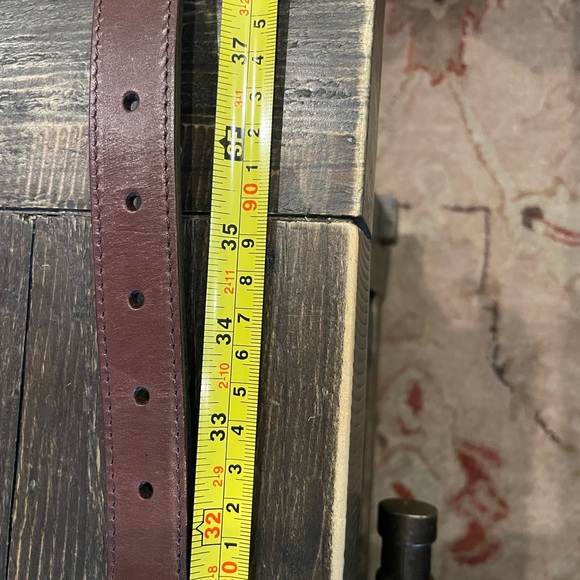 Brighton Brown Women’s Large Leather Belt with Silver Buckle - Picture 6 of 8